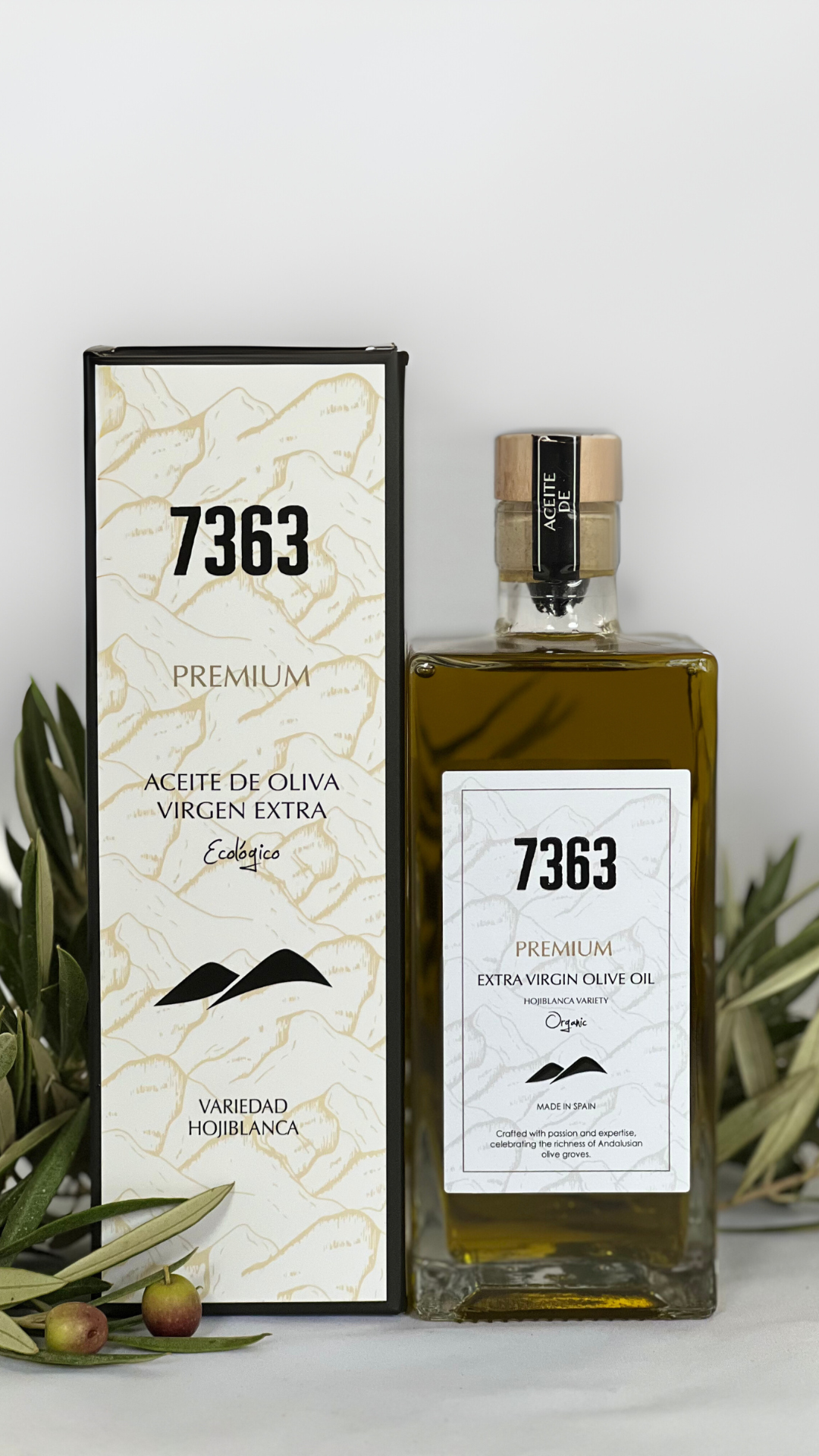 AOVE HOJIBLANCA PREMIUM 7363 ECOLOGICO | 500ML CRISTAL