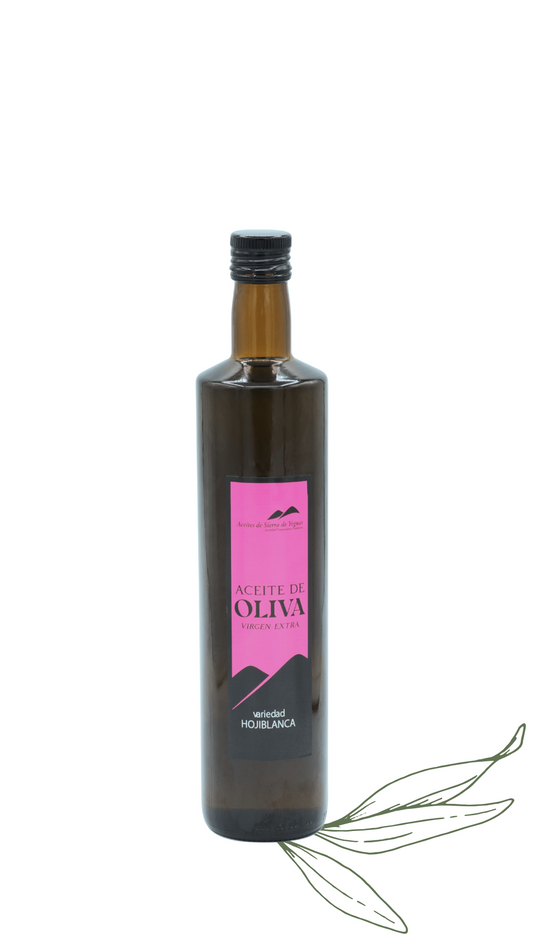 ACEITE DE OLIVA VIRGEN EXTRA HOJIBLANCA SIN FILTRAR | 750ML CRISTAL