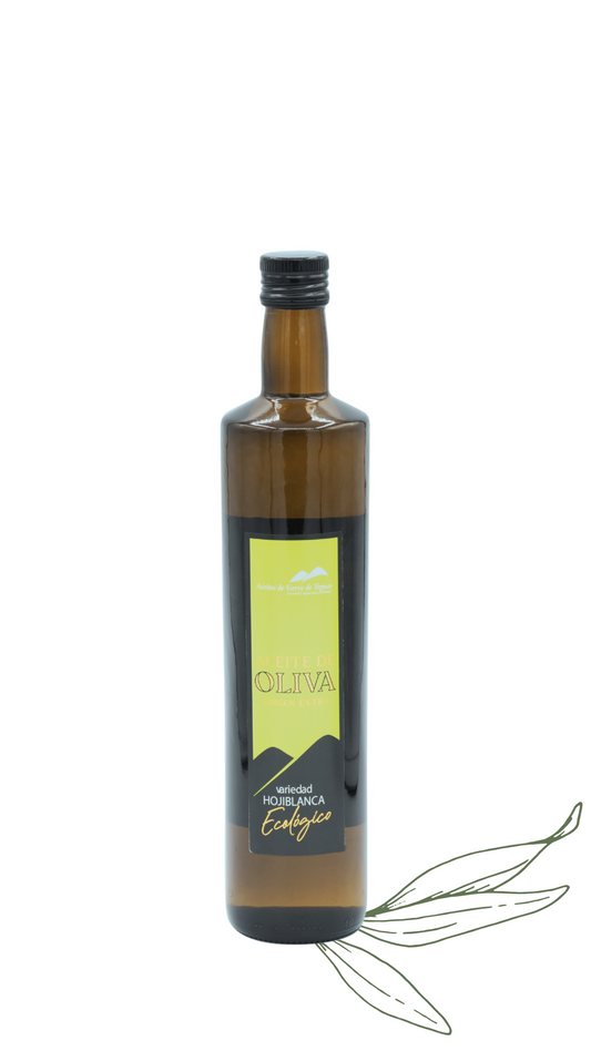 ACEITE DE OLIVA VIRGEN EXTRA HOJIBLANCA ECOLÓGICO | COSECHA 2024-2025 | 750ML CRISTAL