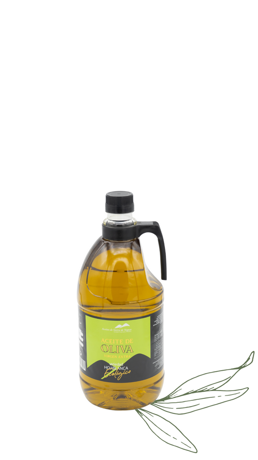 ACEITE DE OLIVA VIRGEN EXTRA HOJIBLANCA ECOLÓGICO | COSECHA 2024-2025 | 2 LITROS PET