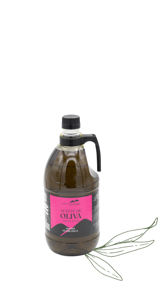 ACEITE DE OLIVA VIRGEN EXTRA HOJIBLANCA SIN FILTRAR | 2 LITROS PET