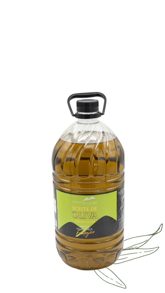 ACEITE DE OLIVA VIRGEN EXTRA HOJIBLANCA ECOLÓGICO | COSECHA 2024-2025 | 5 LITROS PET